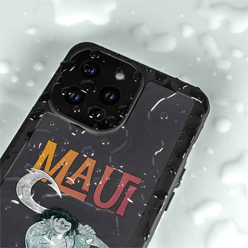 Disney Princess Moana Maui iPhone 15 Pro Waterproof Case
